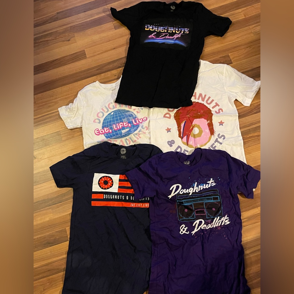 Doughnuts and Deadlifts T-shirt Bundle